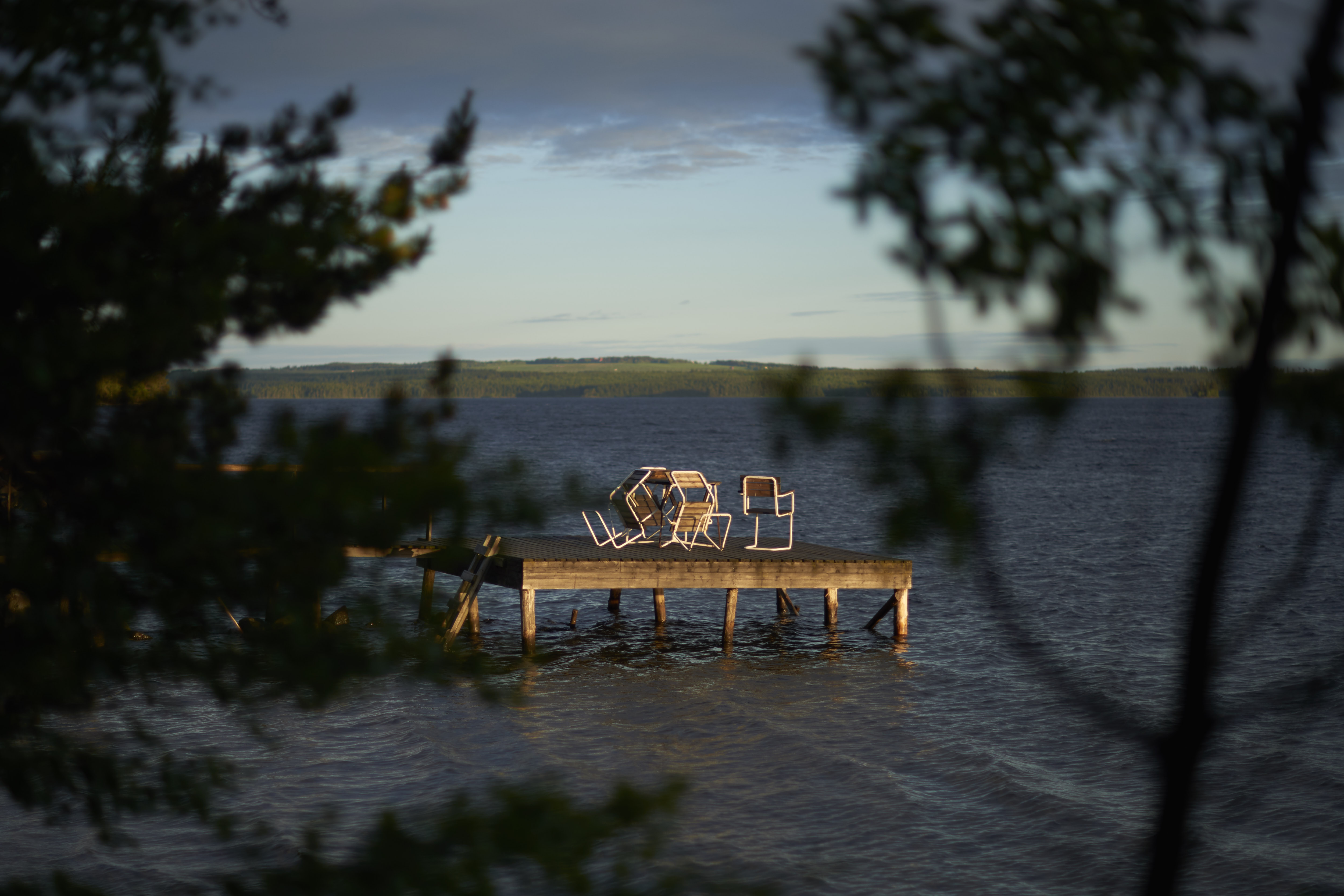 The lake